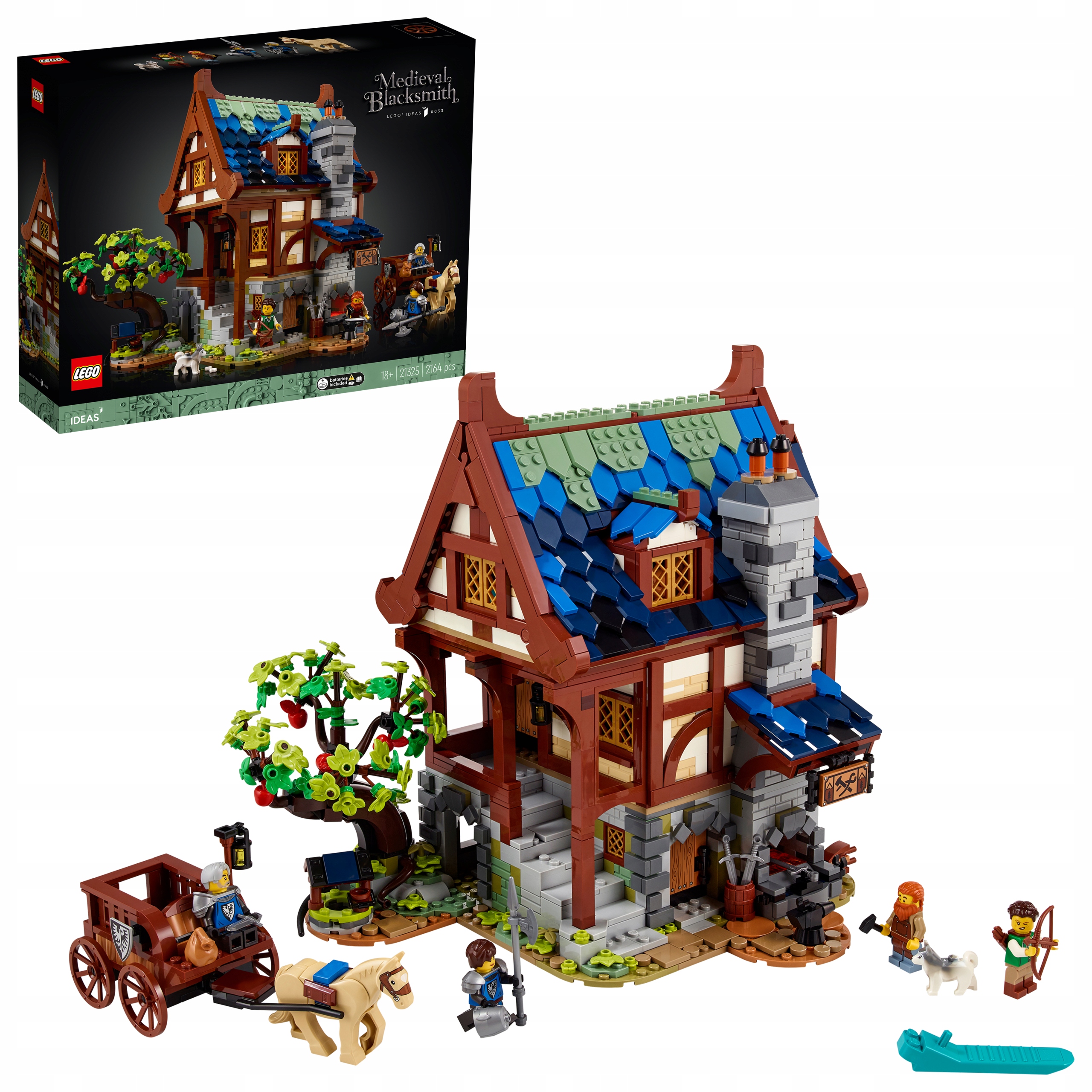 Klocki LEGO IDEAS ŚREDNIOWIECZNA KUŹNIA 21325