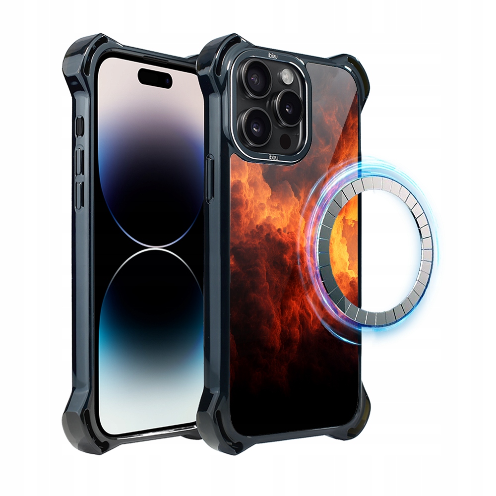 Pouzdro pro iPhone 14 Pro Ibizu DropGuard Ultra s MagSafe, Inferno Sky