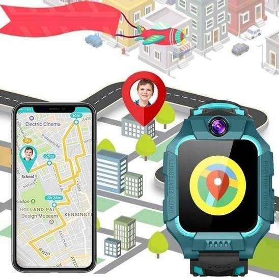 SMARTWATCH ZEGAREK SMARTBAND DLA DZIECI LOKALIZATOR GPS + KARTA SIM Transmisja danych brak