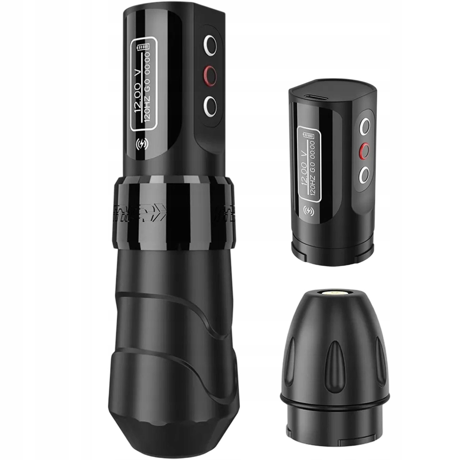 Profesionální bezdrátový Na Tetování Rotační LCD 2 x baterie