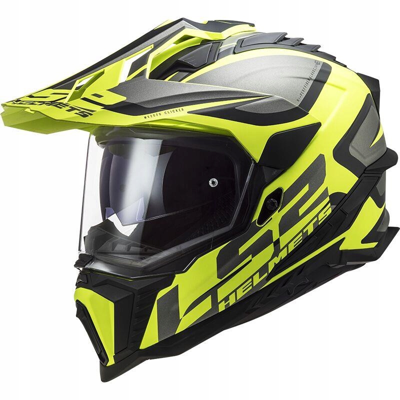 LS2 Explorer MX701 Alter Matt Hi-VIS dvojitá prilba M