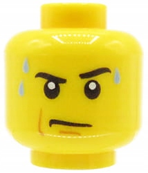 

Lego głowa główka figurki spocona -3626cpb0643