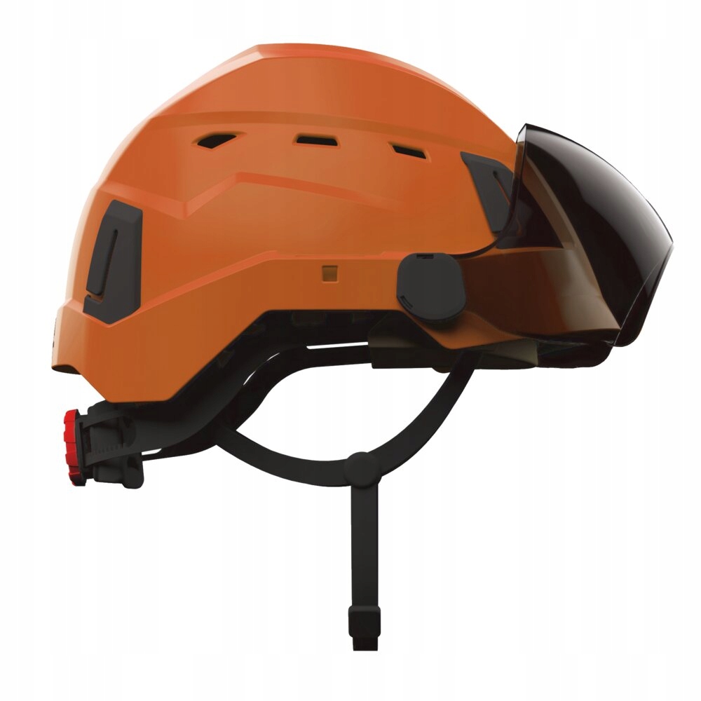 Ochranná přilba Atra 40V s ventilací a krytem S42, oranžová