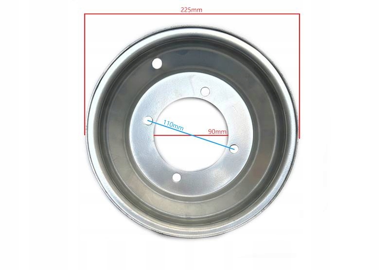 FELGA PRZÓD ATV 8" 4x110mm