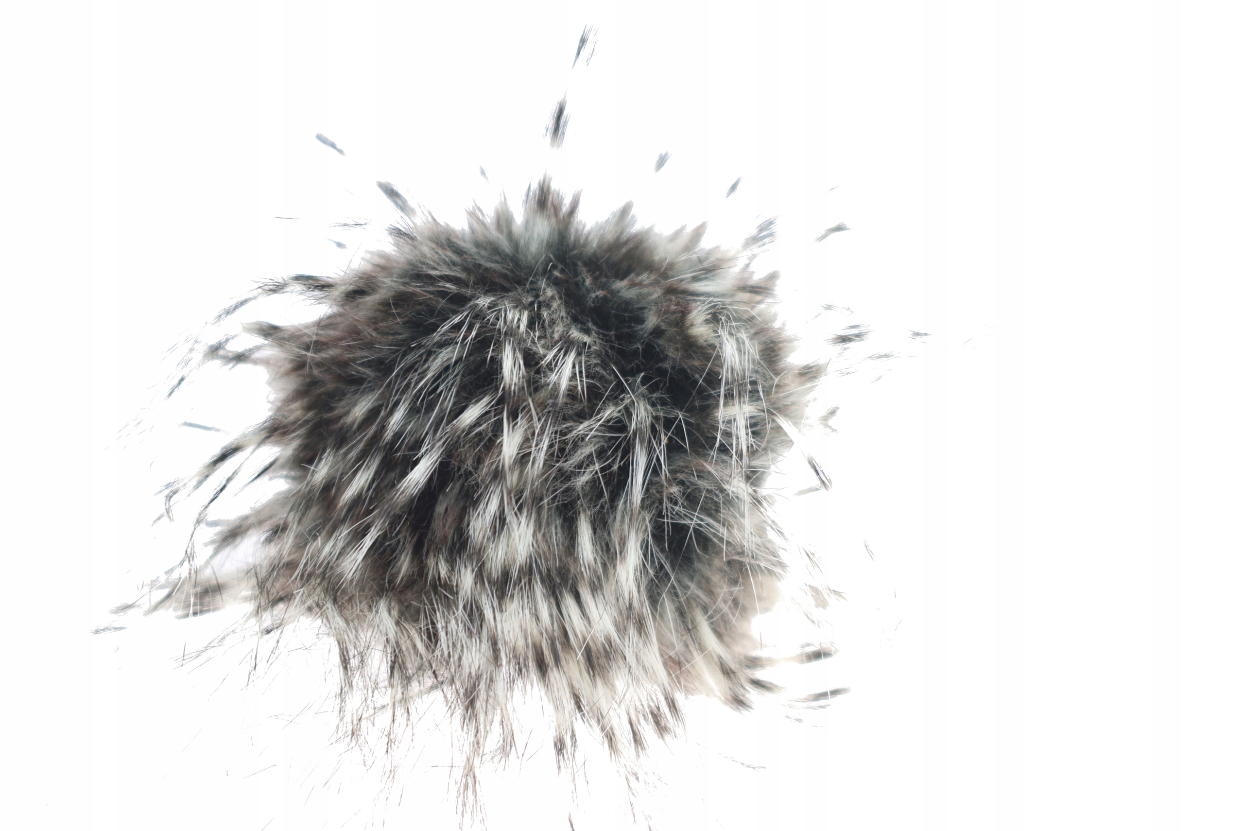 POMPON DO CZAPKI EKO FUTRO LIS 12 cm (66)