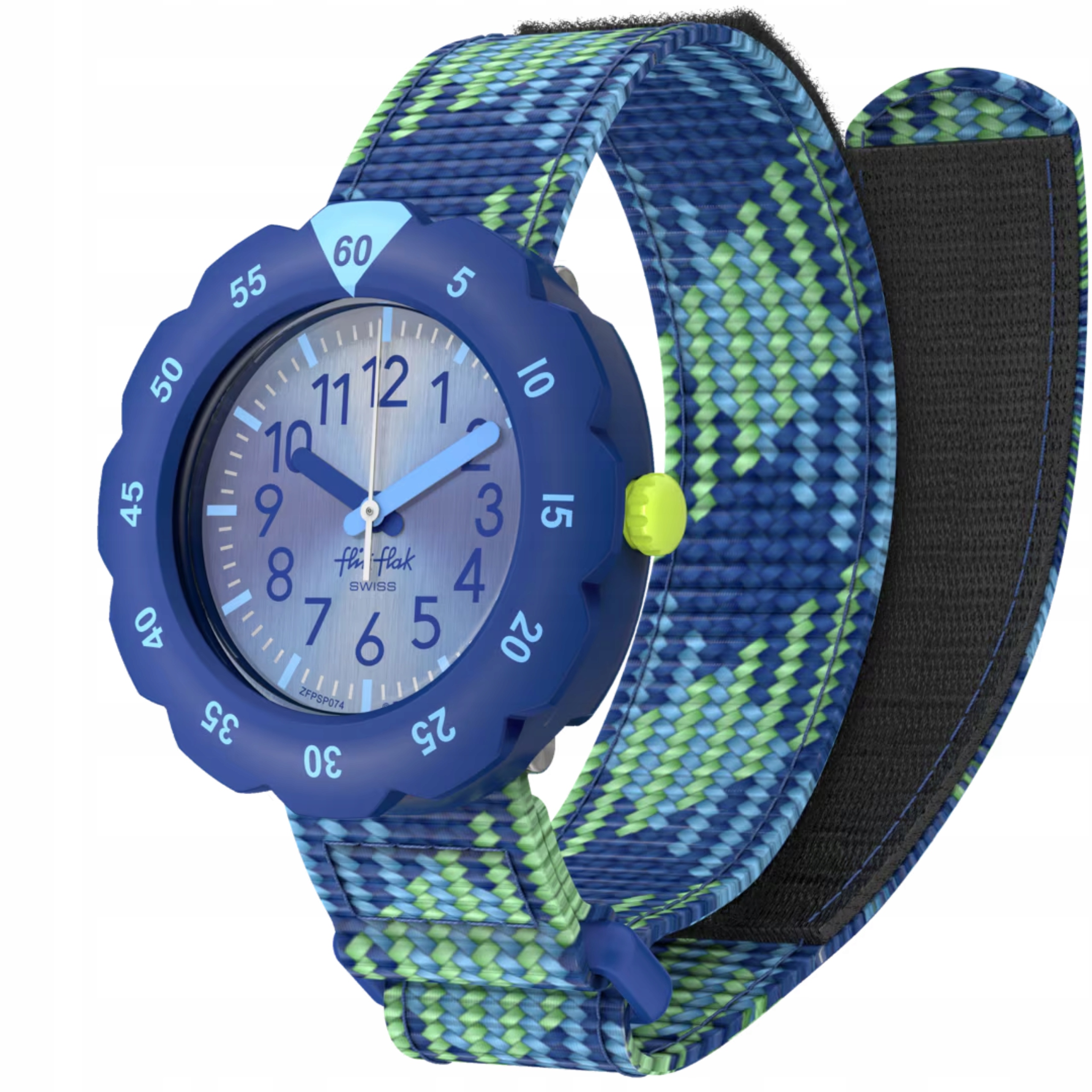 Flik Flak švýcarské hodinky Loop In Blue