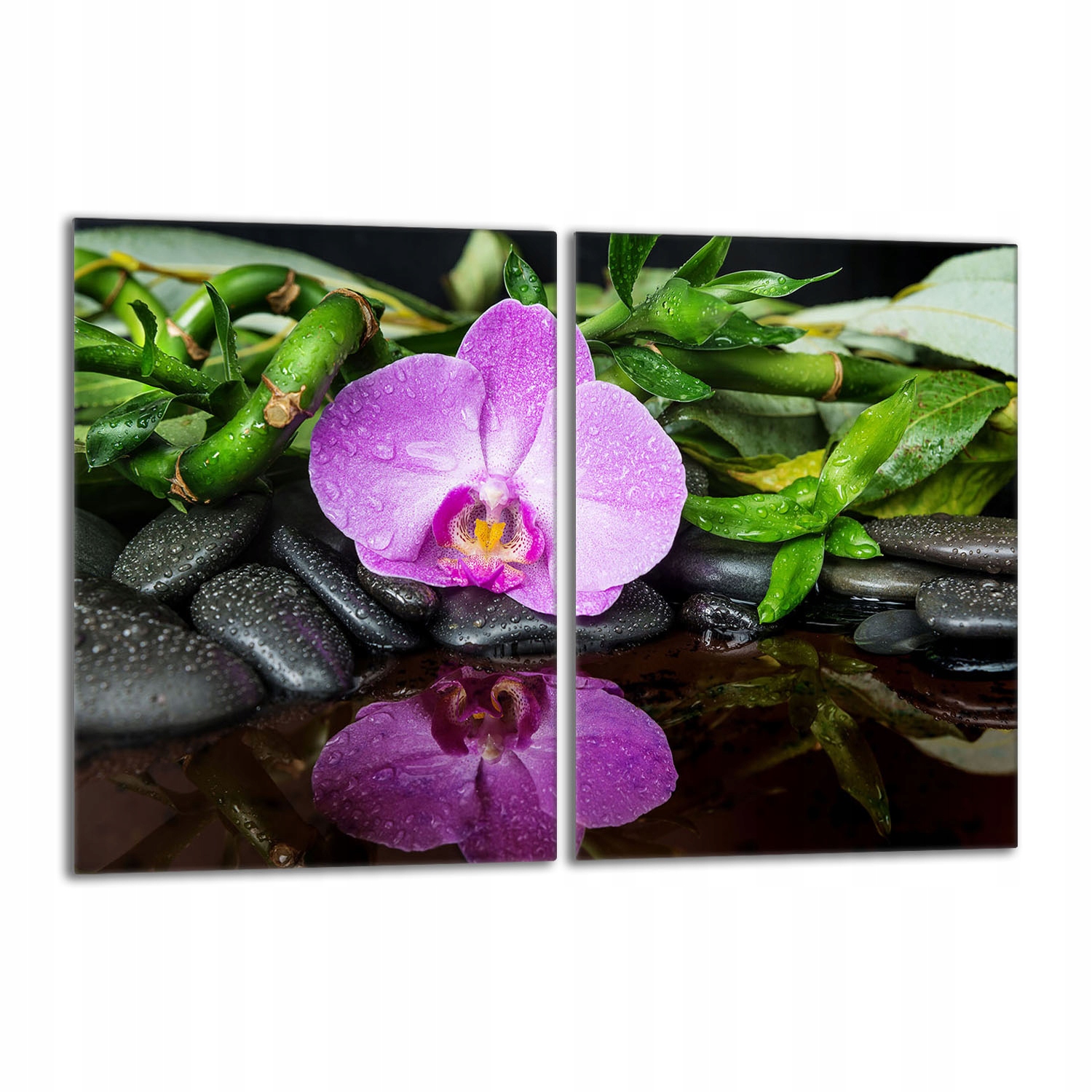 Skleněná ochranná deska na sporák 40x52 Orchidej Do Kuchyně