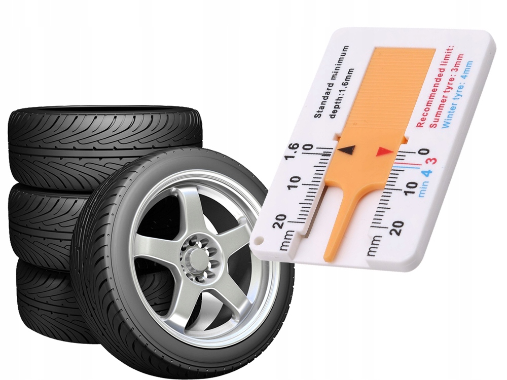 Wskaźnik zużycia opon miernik głębokości wysokości bieżnika miarka