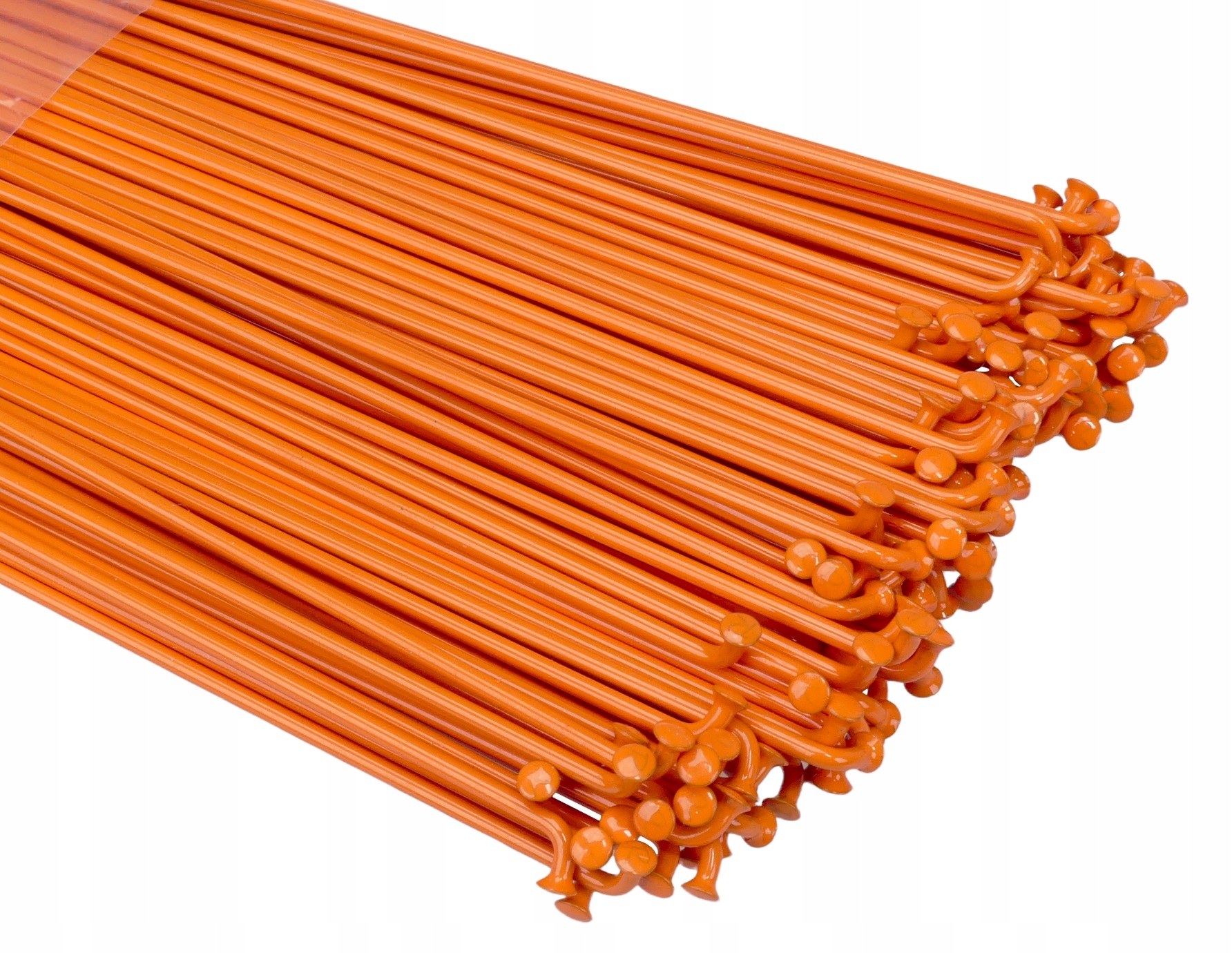 Szprychy 184 mm, stal Sandvik, pomarańczowe lakierowane, 36 szt.