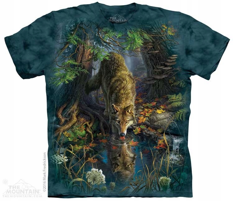 Tričko s vlkem Enchanted Wolf Pool The Mountain S