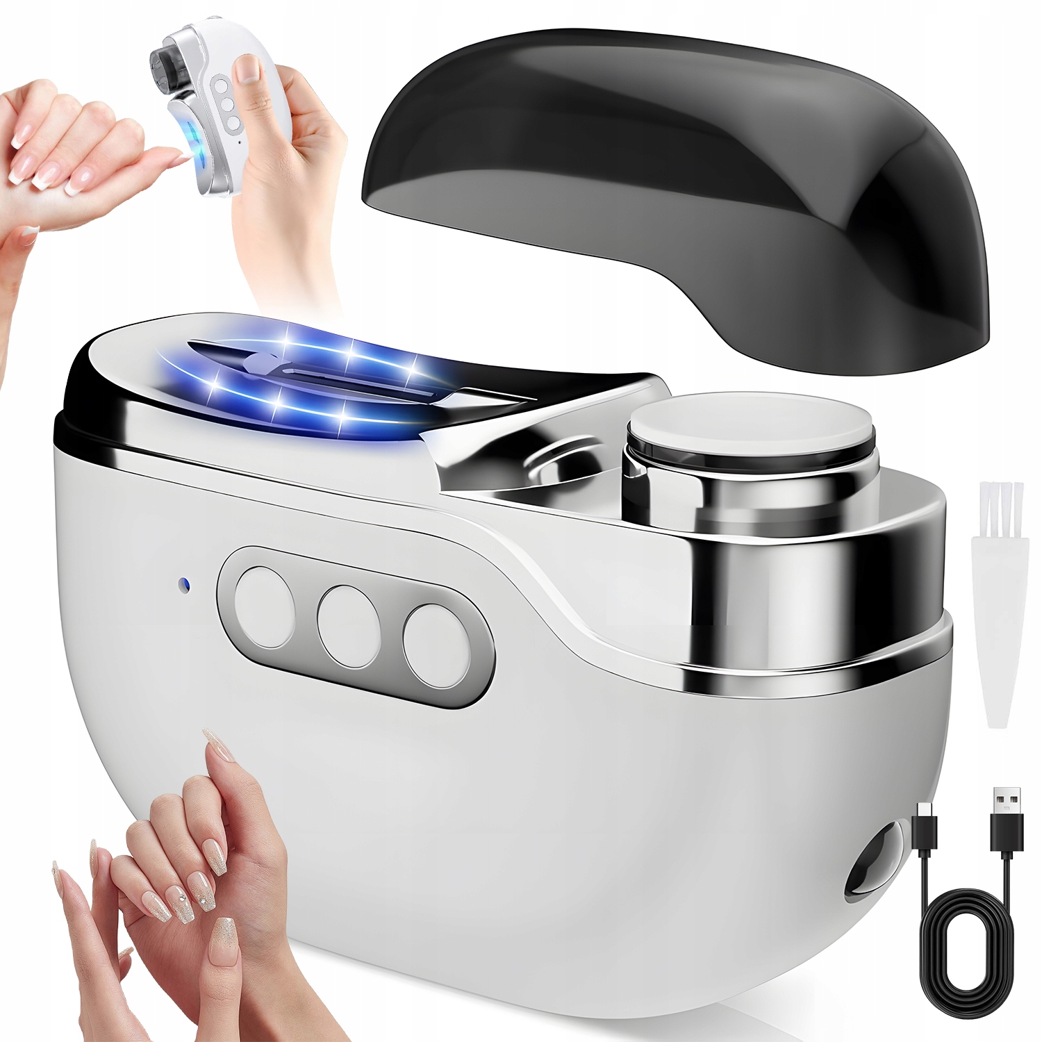 Elektrický Automatický Led Kleštičky Na Nehty Pro Děti I Dospělé