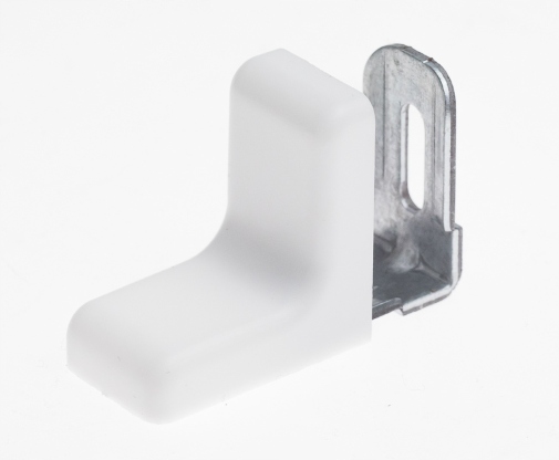 KĄTOWNIK MEBLOWY Z ZŚLEPKĄ KOMANDOREK WSPORNIK MEBLOWY DO PÓLKI BIAŁY 4SZT Marka ATM