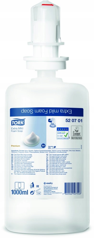 

***tork Mydło 520701 w pianie extra delikatne 1L**