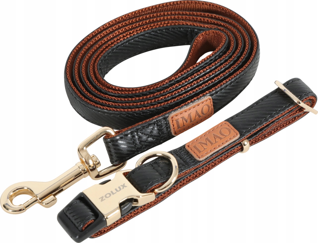 

Zolux Smycz Imao Mayfair 15 mm/1,2 m kol. czarny