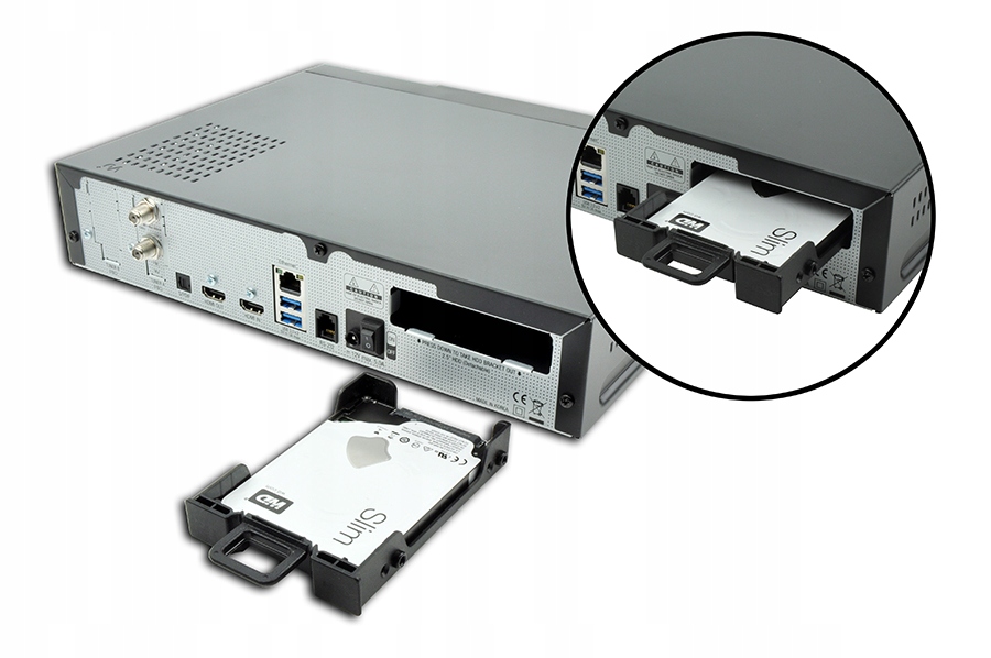 Odbiornik Satelitarny VU+ DUO 4K SE Enigma2 OpenATV 7.3 CCCAM OSCAM CI+ Model Duo 4K SE