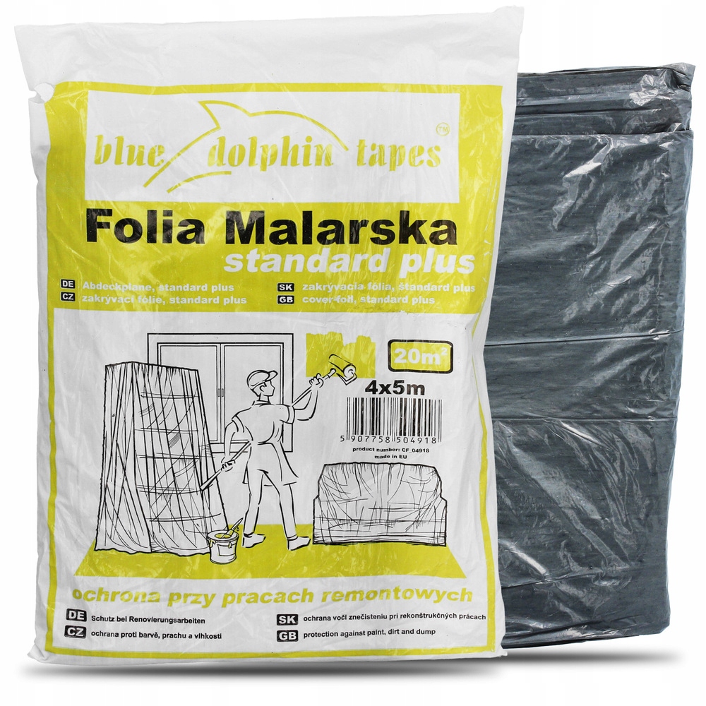 

Folia Malarska Plandeka Ochronna Budowlana Mocna
