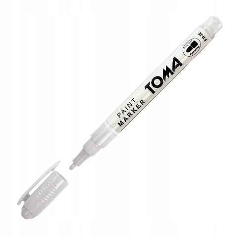 

Marker olejny olejowy 1.5mm biały Toma