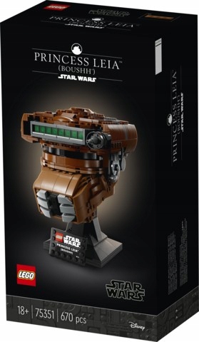

Lego Star Wars Hełm Księżniczki Lei Boushh 75351