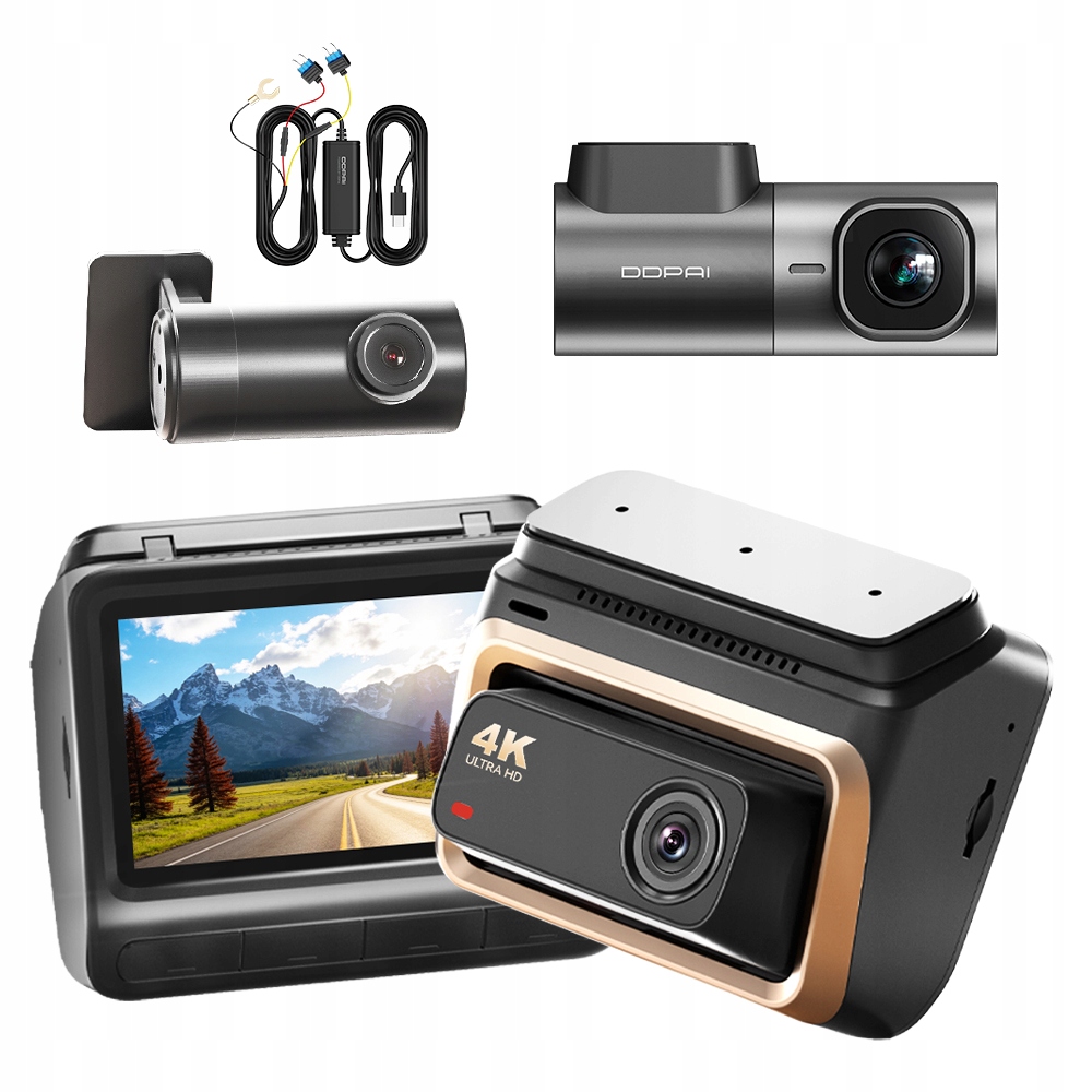 Videorekordér Ddpai Z60 Pro Kamera 4K Hdr MINI2X Zadní Hardwire Kit