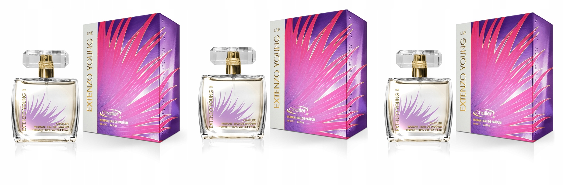 Chatler Extenzo Young 3x100ml parfémovaná voda