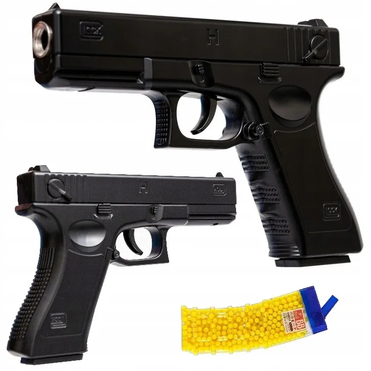 METALOWY PISTOLET NA KULKI PLASTIKOWE REPLIKA IMITACJA 800 KULEK