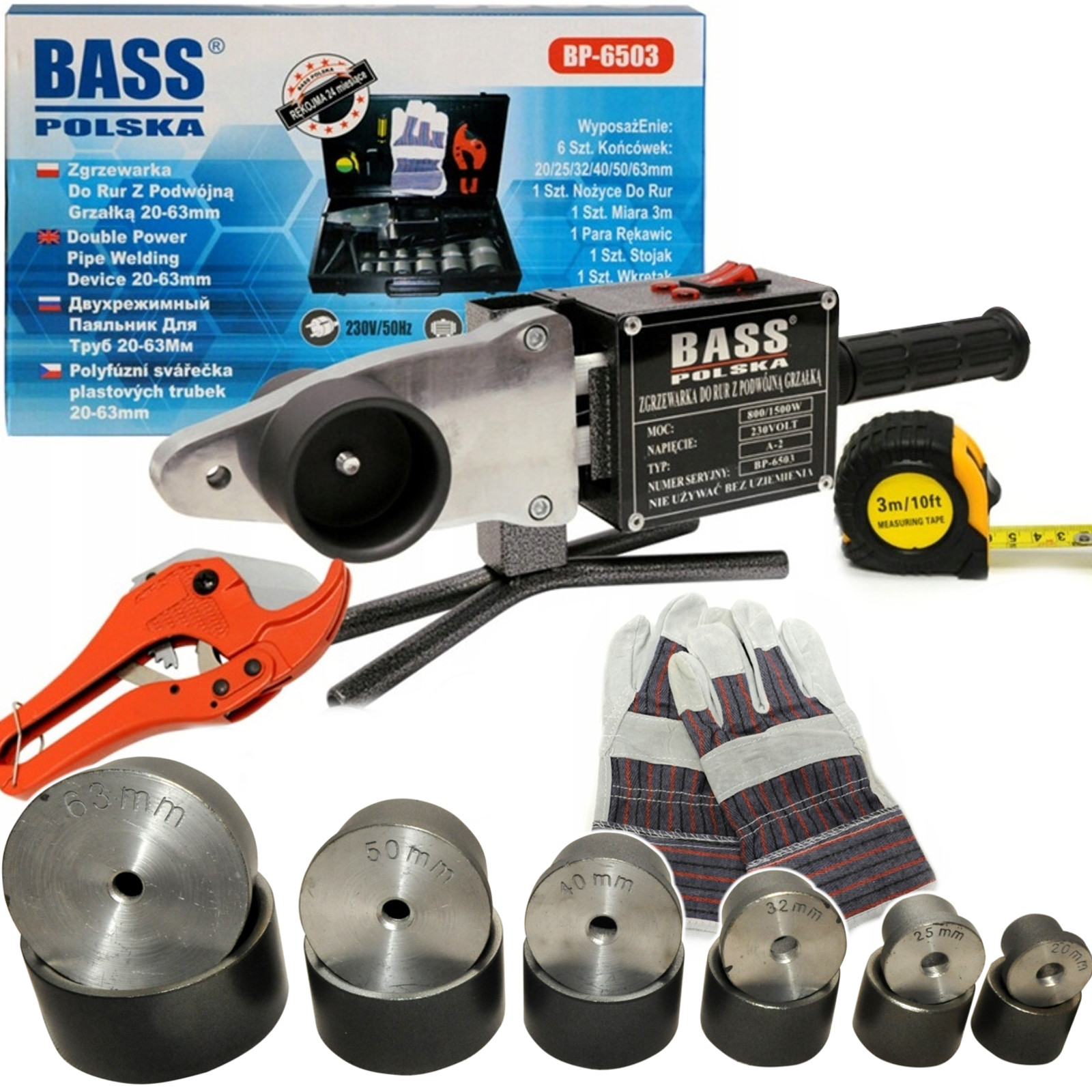 

Bass Polska Zgrzewarka Do Rur Pp 1500W 6 Matryc