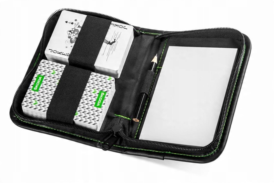 

108 Karty Do Gry 6,2 x 8,7 cm Notes Etui Skoda