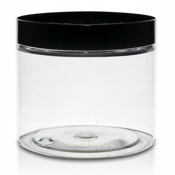 

Słoik Plastikowy Pet 200 ml z nakrętką czarną