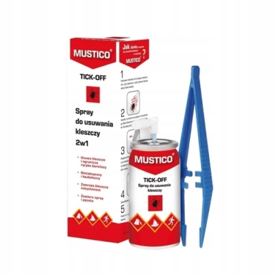 

Mustico Tickoff Spray do usuwania kleszczy 2w1 8ml