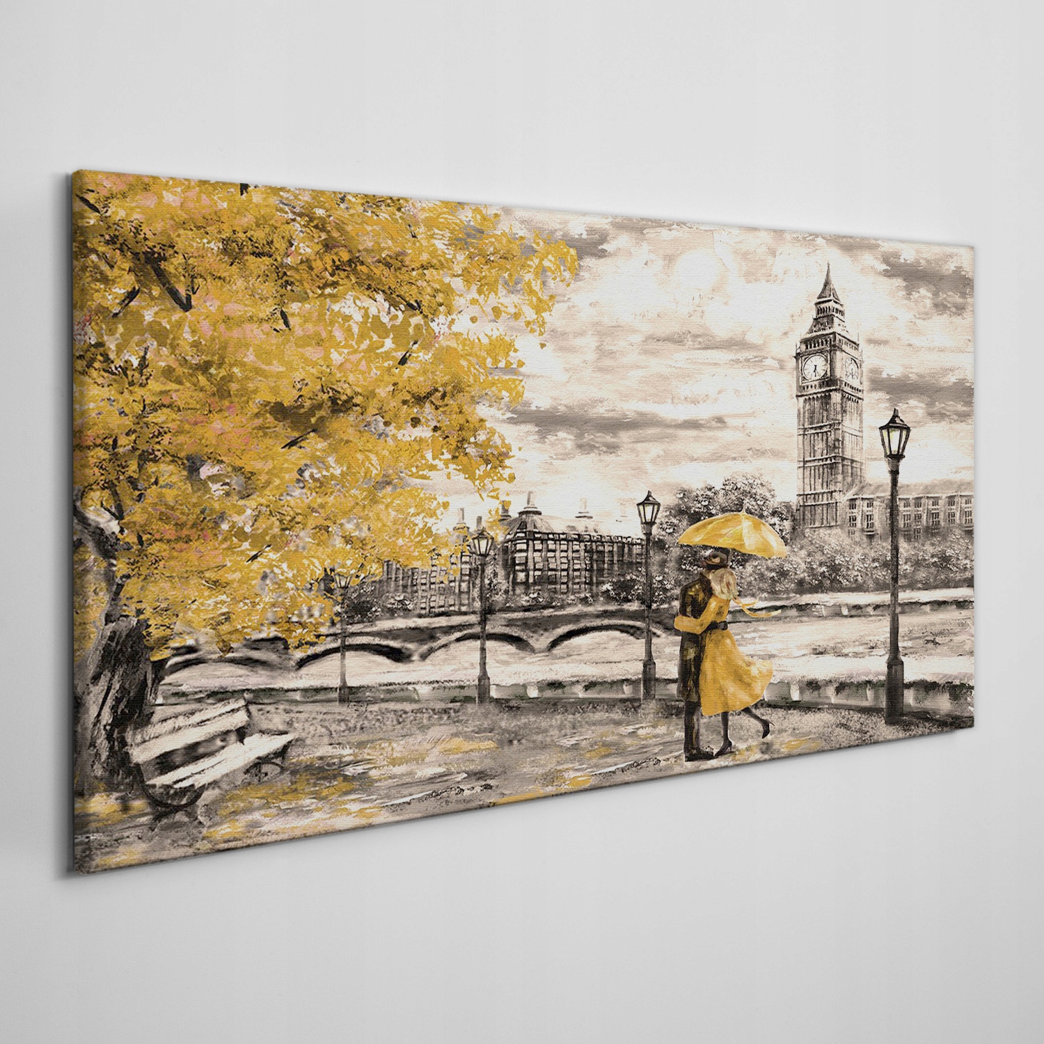 

Obraz na płótnie na ramie Londyn para 120x60 cm