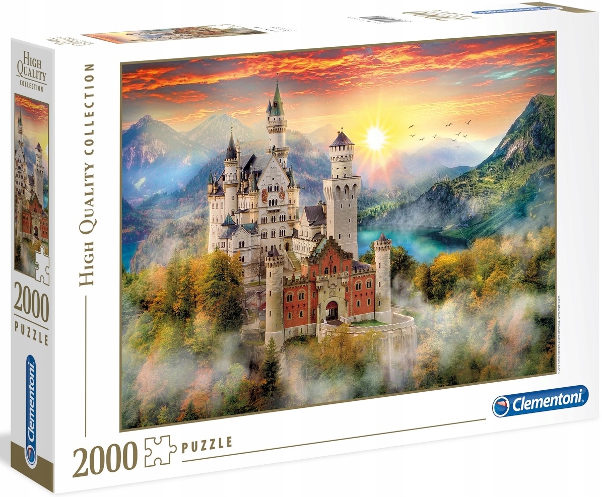 

Puzzle 2000 el. Zamek W Neuschwanstein Widok Cleme