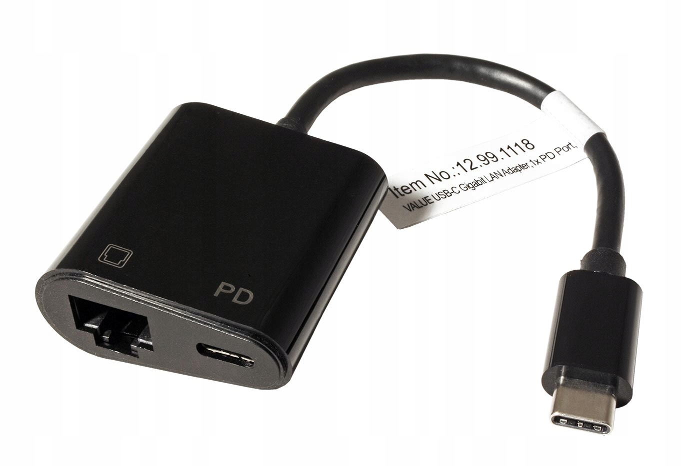 Value Adaptér Usb C(M) -> Gigabit Ethernet, Pd 100W