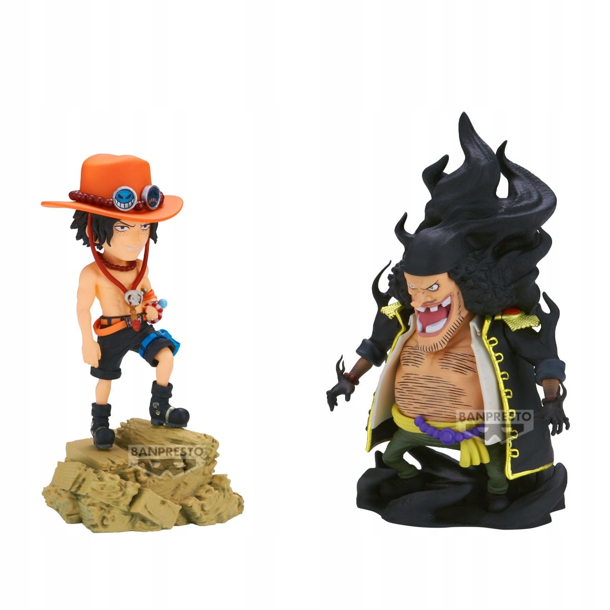 One Piece Ace Vs Marshall D. Teach figurka Wcf Log Stories 8cm