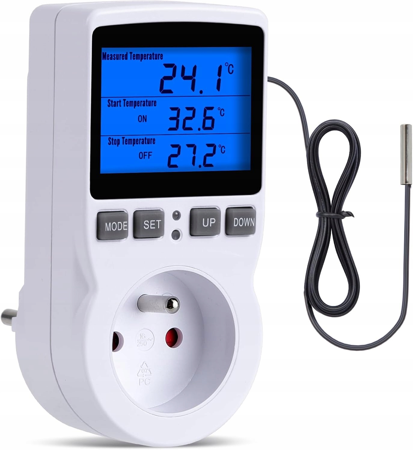 Zásuvka regulátoru teploty Inkbird JK-TC816 Fr