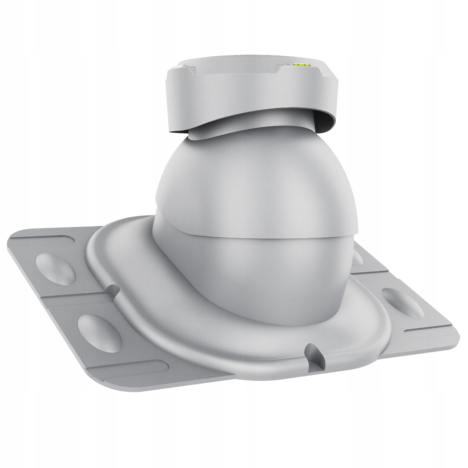 Krbový kanalizační ventilátor fi110 Univerzální Stříbrný 9006