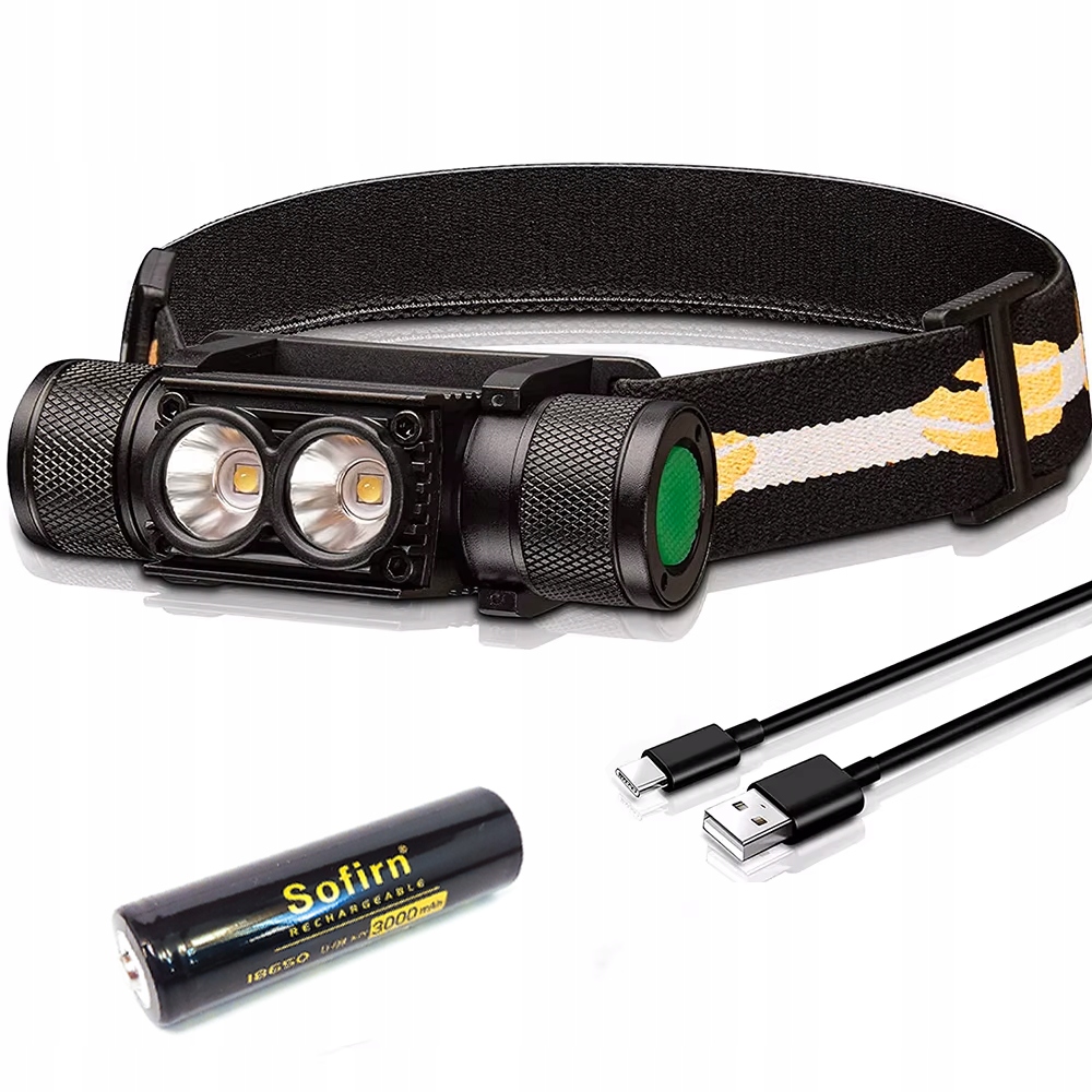 Premium Čelovka Sofirn H25S 1200lm Led 2*SST40 Led akumulátor 18650