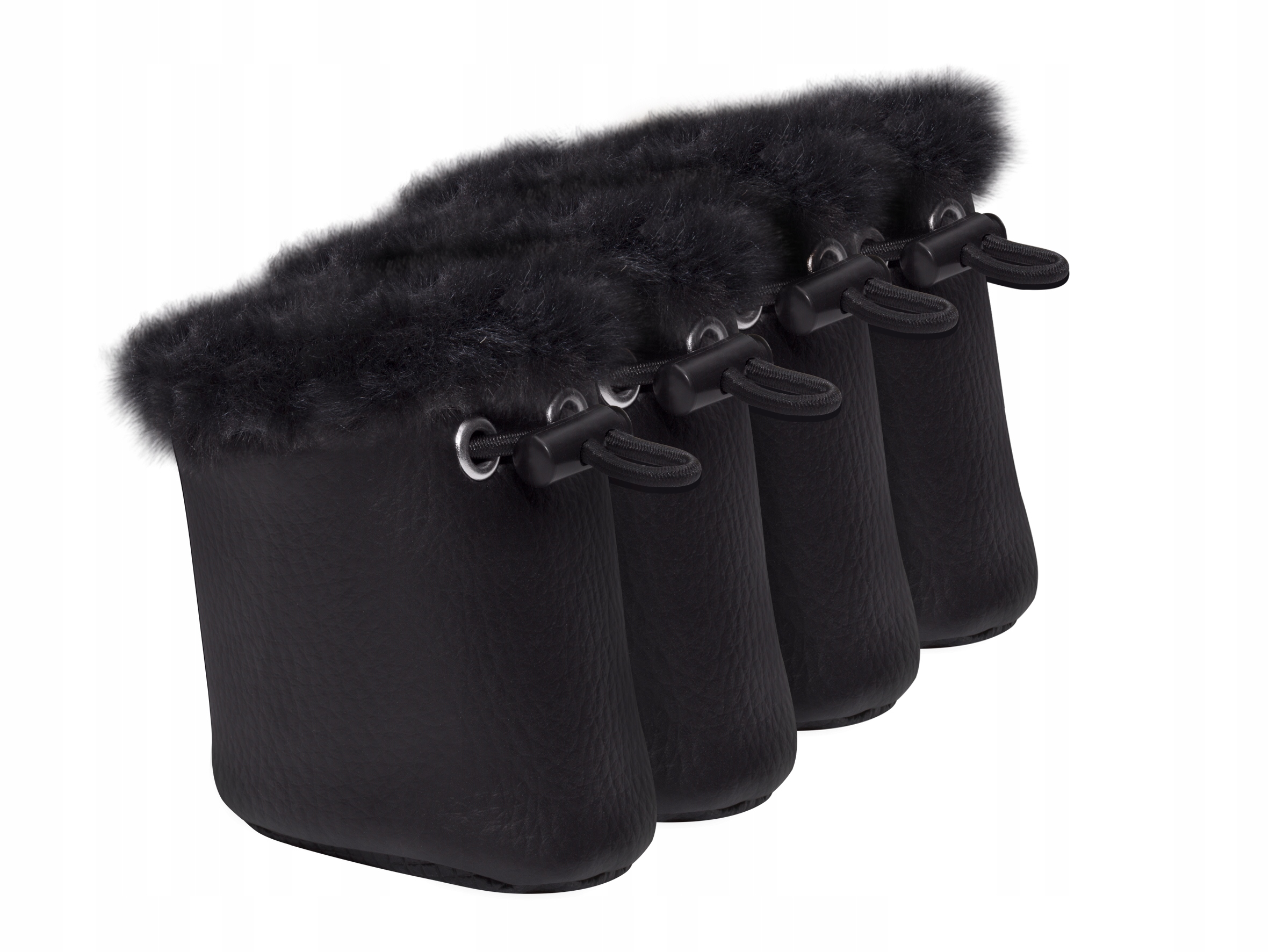 Levně Petto Zateplené boty pro psa Yuki černé Xxxs