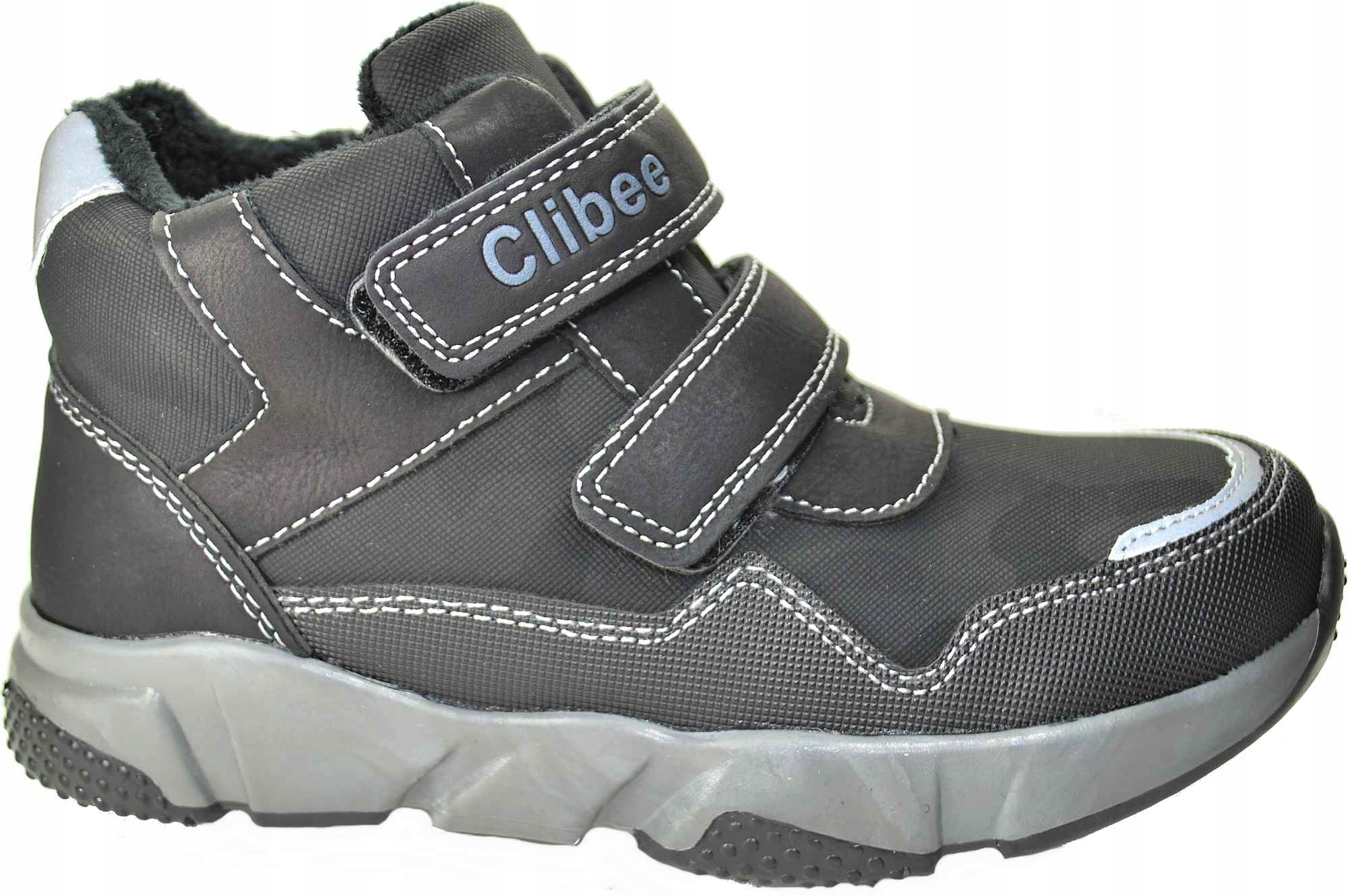 TRZEWIKI chłopięce rzepy suwak jesień zima r 32