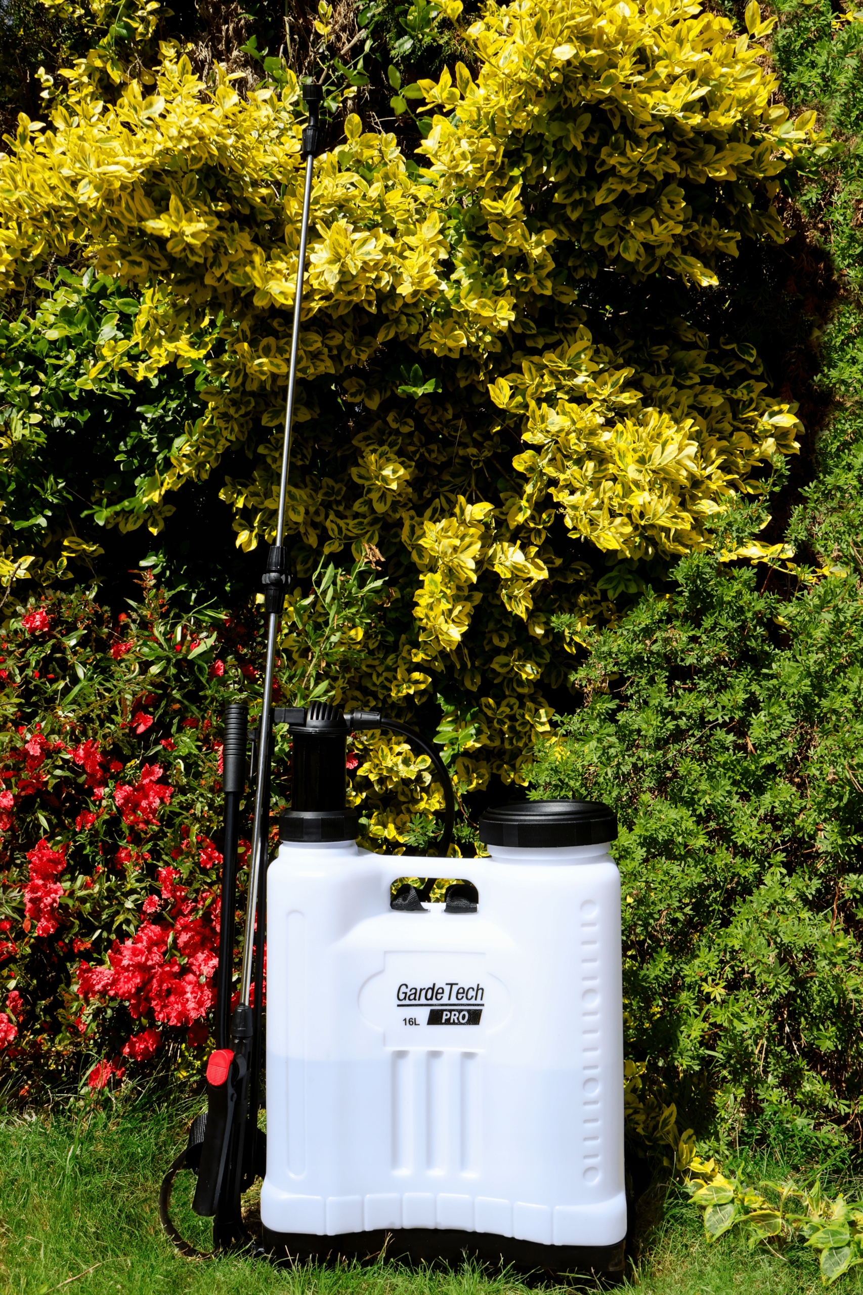 OPRYSKIWACZ CIŚNIENIOWY PLECAKOWY PRO 16L DŁUGA LANCA 100CM Informacje o bezpieczeństwie CE