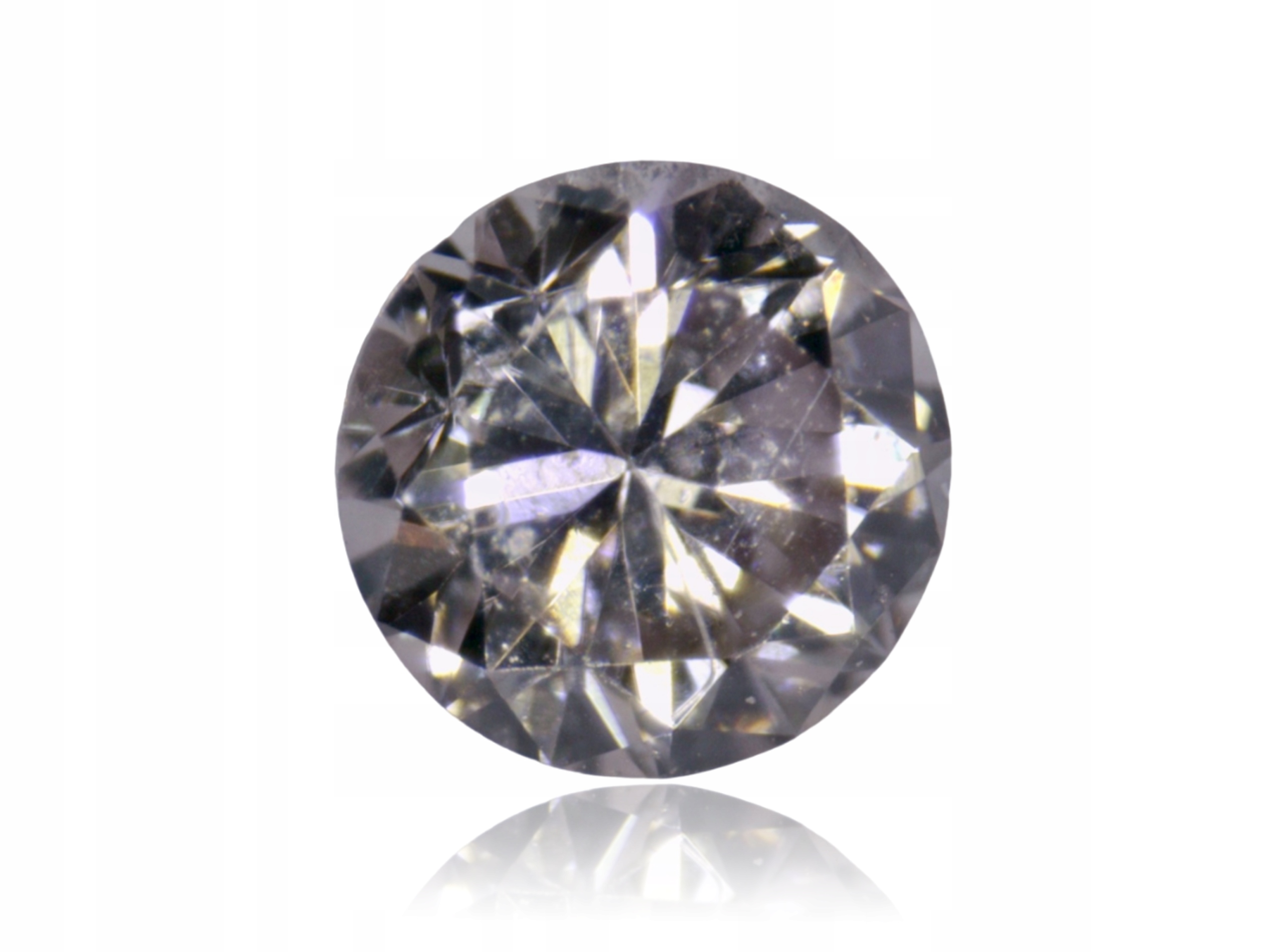 Přírodní Diamant 0.03ct Hnědý Briliant SI2 eCertifikát Wbd