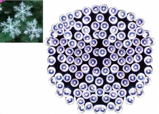 

lampki Choinkowe Led 300 Biały Zimny 8 funkcjI 18m