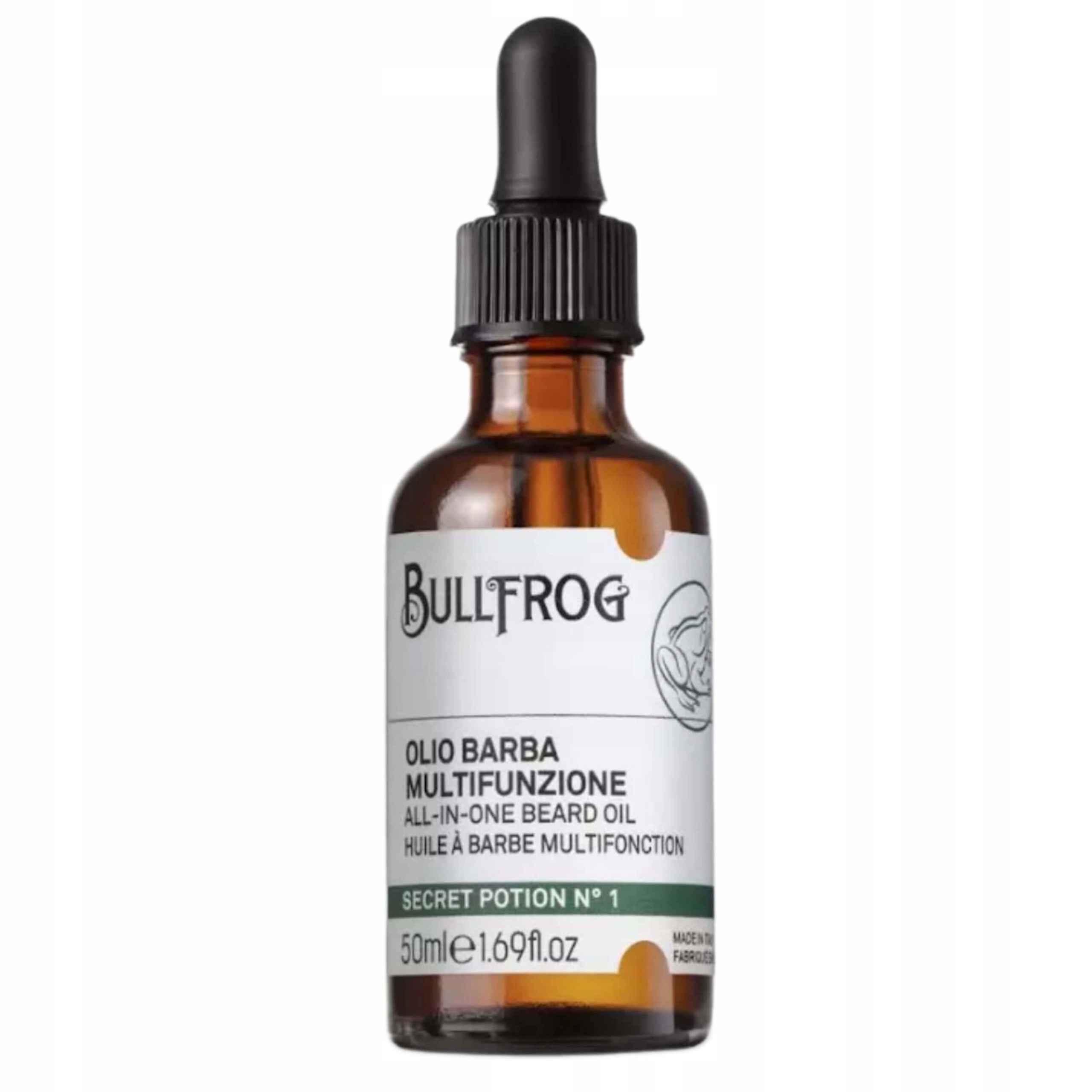 Olej na vousy Bullfrog Secret Potion N.1 All in One Beard Oil 50 ml