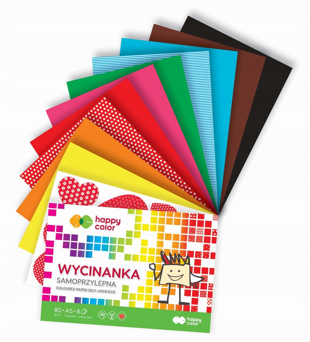 

Blok Wycinanka samoprzylepna A5 10 ark 100 g/m2 Hc
