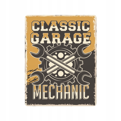 

Classic Garage Mechanic naklejka