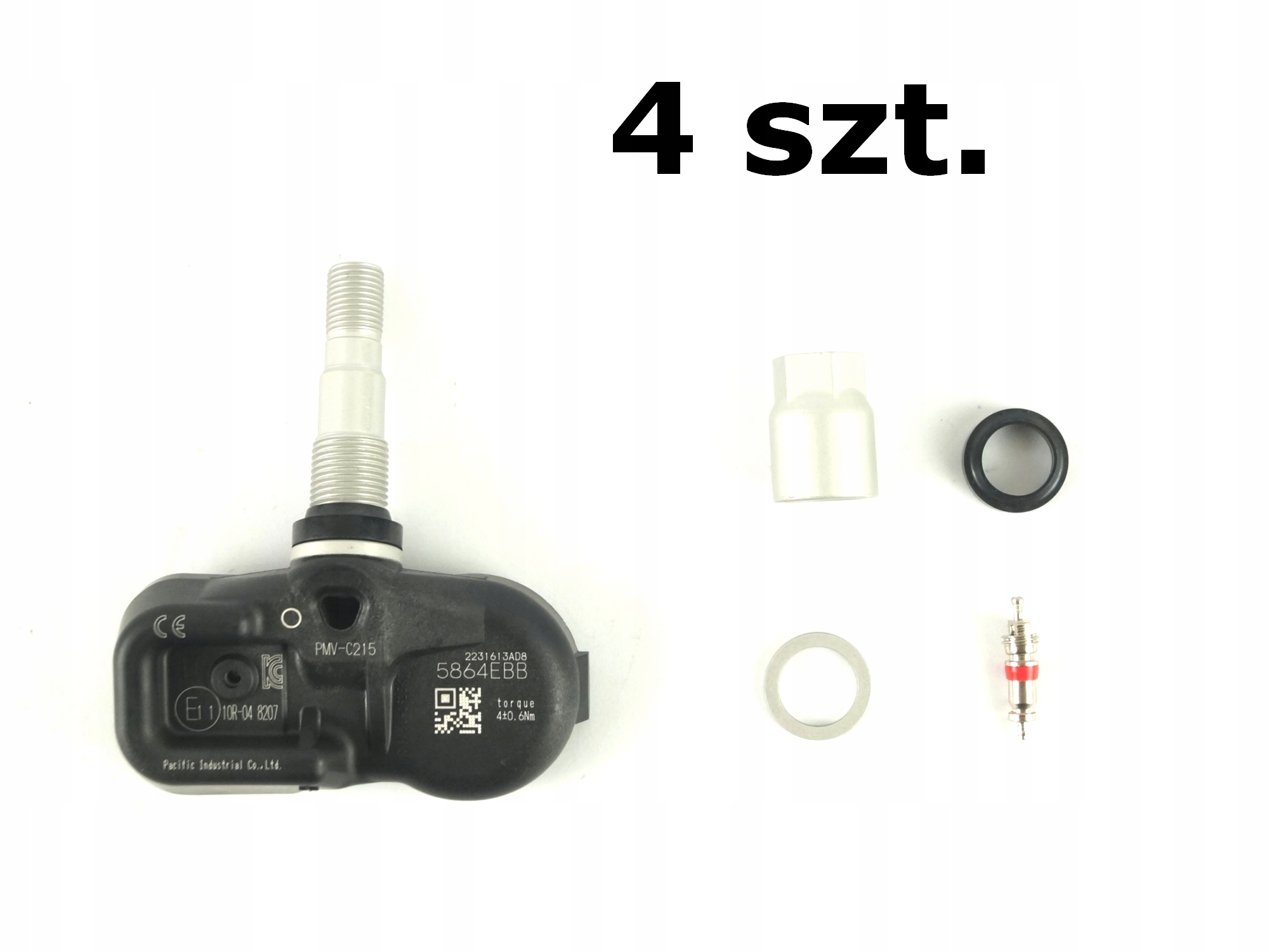 Snímač tlaku pneumatík Tpms 4260748020 originálny Toyota, sada 4 ks
