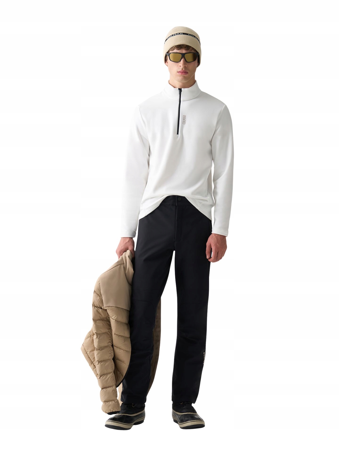 Spodnie męskie Colmar Craft Softshell Ski Pant with Gaiter Black 56