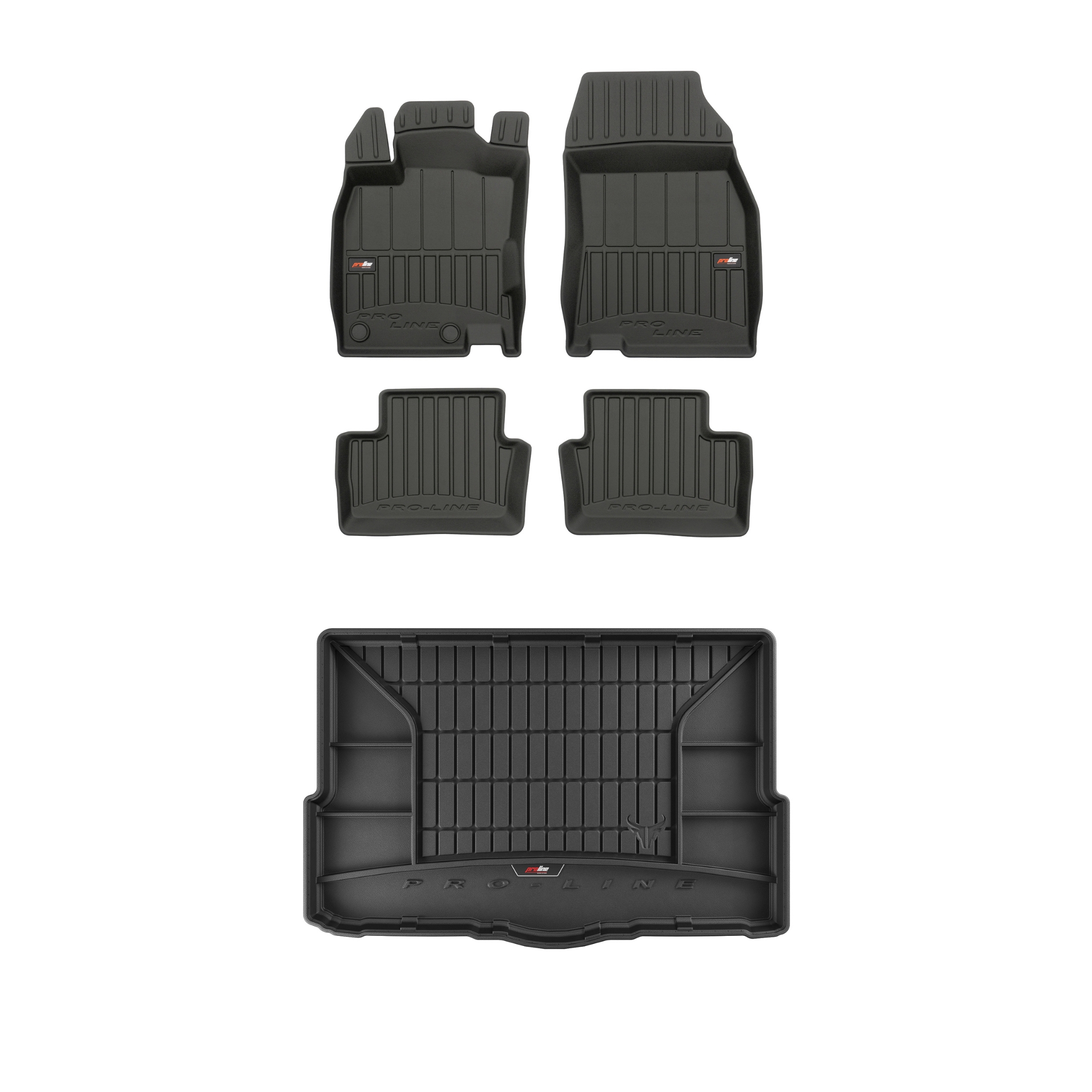 Frogum 3D Sada gumových koberců a rohože s logem pro Renault Kadjar 2015-2022