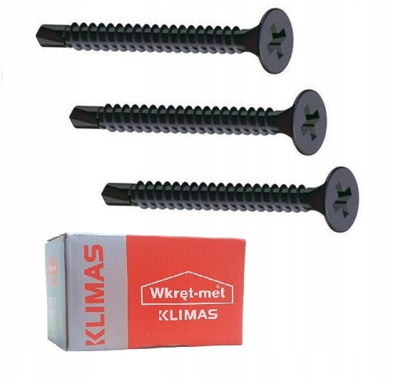 

Wkręt samowiercący Kssg 25mm 1000szt do G/k płyta