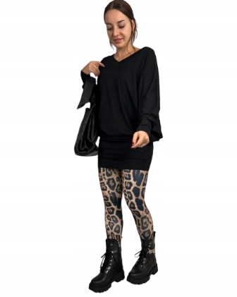 By O La La Tunika Šaty Tuba Černá Univerzální