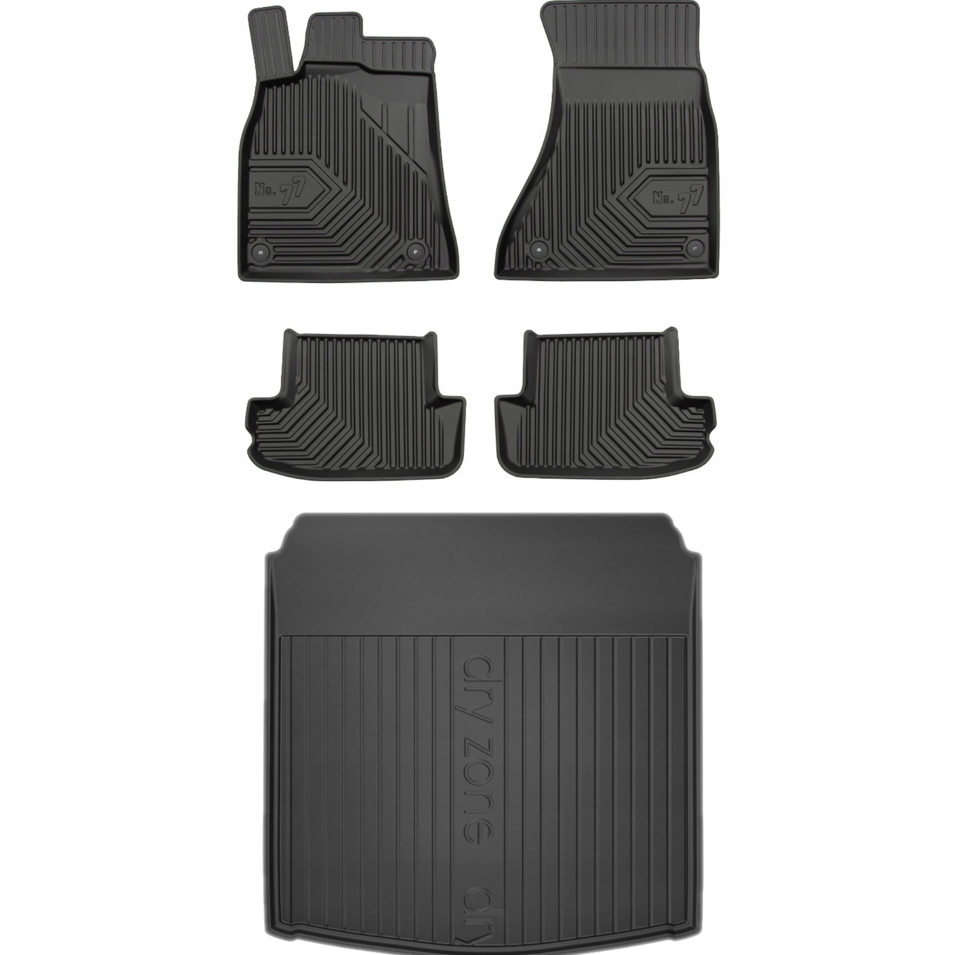 Gumové rohože rohožka do batožinového priestoru Audi A5 8T 2007- Coupe